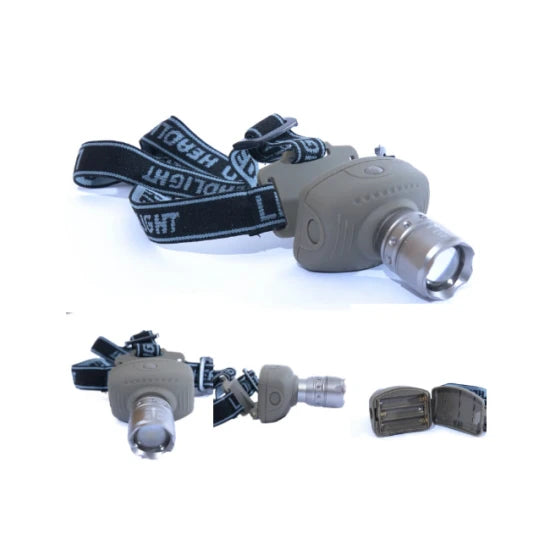 Lanterna Mostiro Led-lupa Cap Metalic 170m