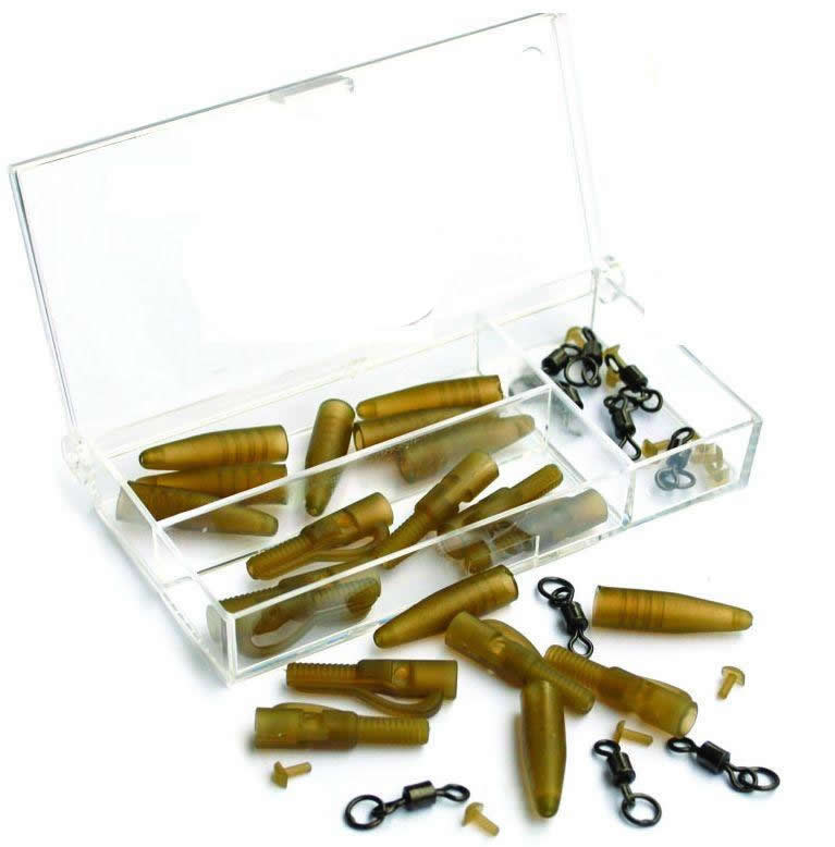 LEAD CLIP  VARTEJ CU INEL MARE  40Buc accesorii /Set EXTRA CARP
