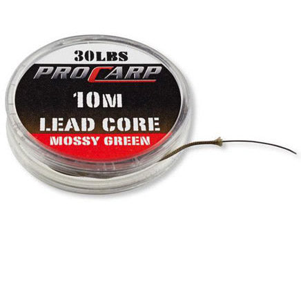 LEAD CORE CORMORAN RIG MOSSY GREEN PRO CARP L=10M 30LBS
