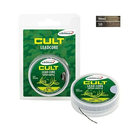 Leadcore Climax Cult Crap 10m 35lb Dark Silt