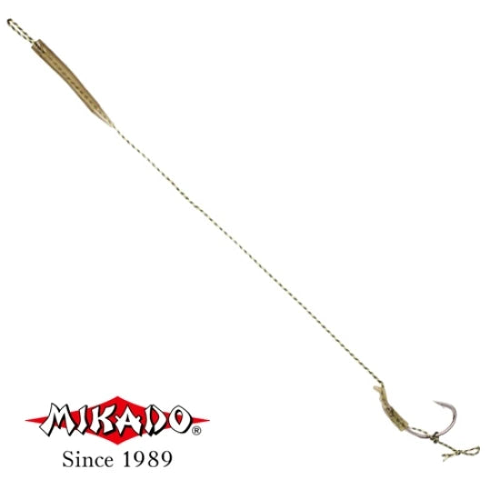Leader Mikado Carp "anti-blow Out Rig" 23cm 15lbs Carlig Nr.4 2buc/plic