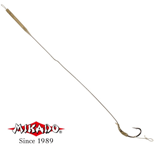 LEADER MIKADO CARP &quot;UNIVERSAL RIG&quot; 23cm 15lbs carlig nr.4 2buc/plic