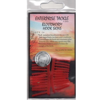 LIBELULE ARTIFICIALE ENTEPRISE TACKLE BLOODWORM HOOK SKINS