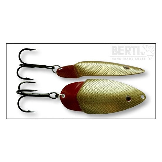 LINGURA OSCILANTA BERTILURE LUCKY REDTAIL XXL GOLD AMPRENTA PATRATE 7.8 CM 13 GRAME