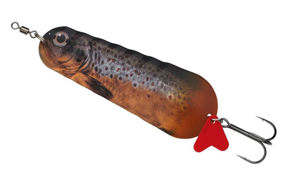 LINGURITA OSCILANTA ABU GARCIA ATOM PRO, BROWN TROUT, 11CM, 55G