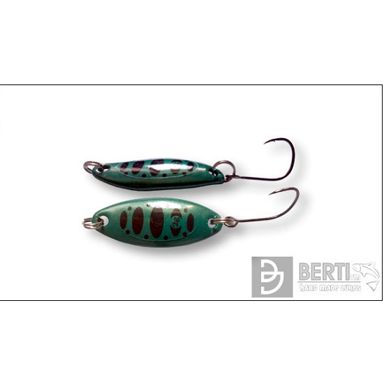 LINGURITA OSCILANTA BERTILURE CANDY TROUT NR.1 LUNGIME 28MM. CULOARE GREEN TROUT 2 GRAME