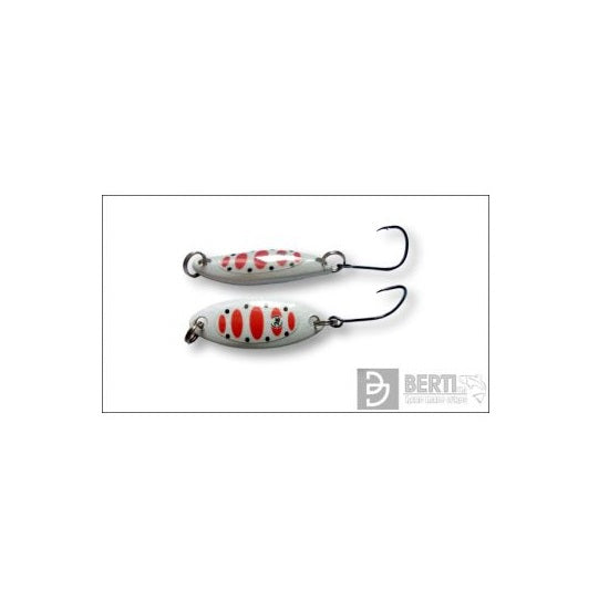 LINGURITA OSCILANTA BERTILURE CANDY TROUT NR.1 LUNGIME 28MM. CULOARE WHITE TROUT 2 GRAME