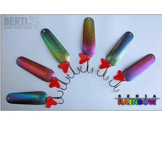 Lingurita Oscilanta Bertilure Piscot Gigant Lungime 95 Mm. Culoare Rainbow 17 Grame
