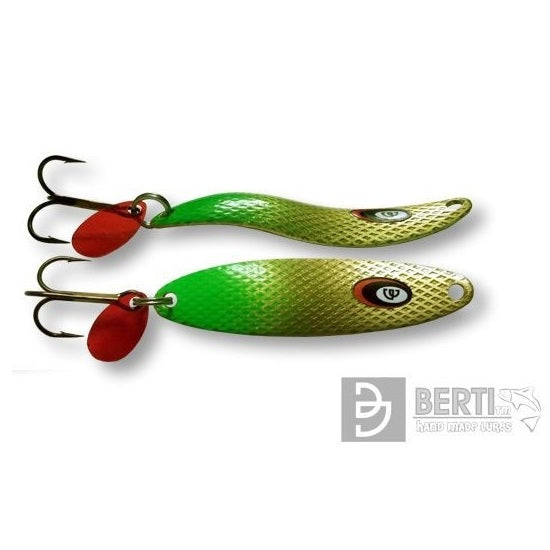 LINGURITA OSCILANTA BERTILURE TAIFUN NR.1 LUNGIME 53 MM. CULOARE GREEN TAIL 5 GRAME