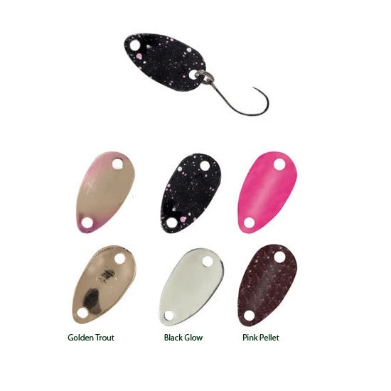 Lingurita Oscilanta Colmic Herakles Trout Area Nail 2gr Black Glow