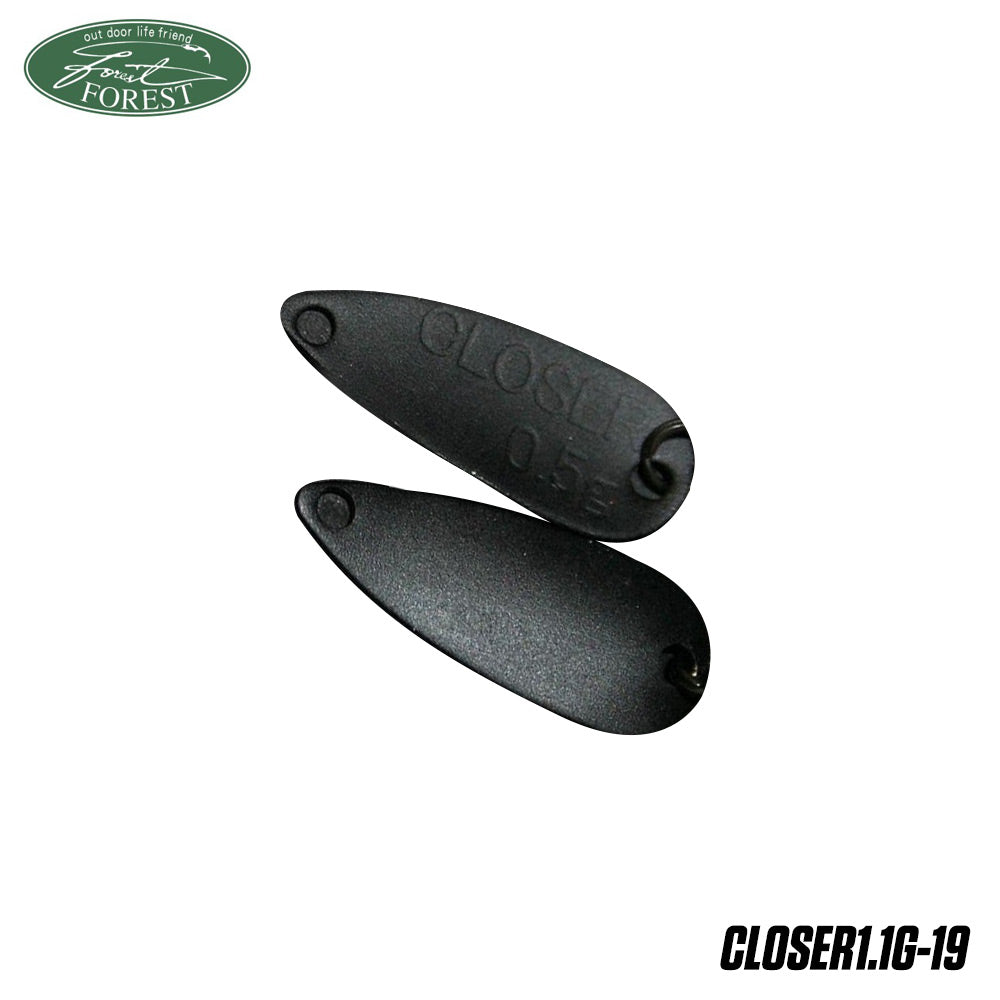LINGURITA OSCILANTA FOREST CLOSER CULOARE MATTE BLACK 1.7CM 1.1G