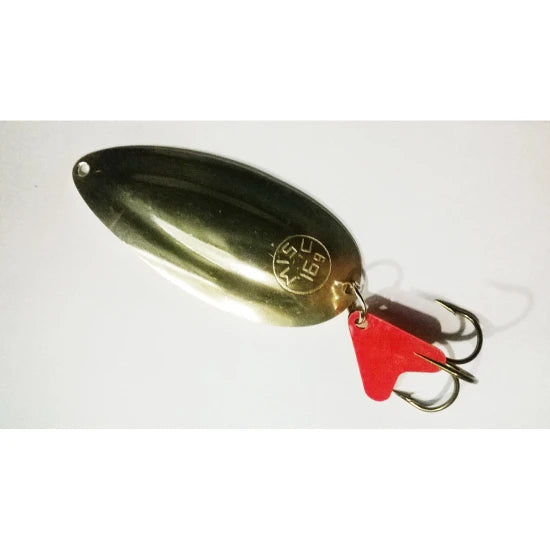 Lingurita Oscilanta Misu Argintata Dublu Dolinger 13g