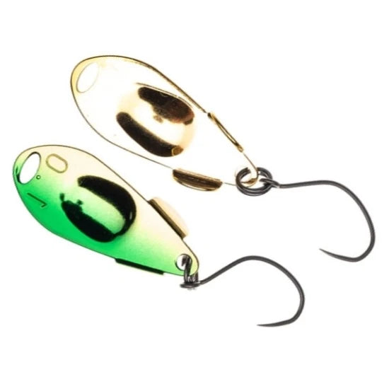 Lingurita Oscilanta Neo Style Alis 88 Gold Front Clear Green Back 1.5g