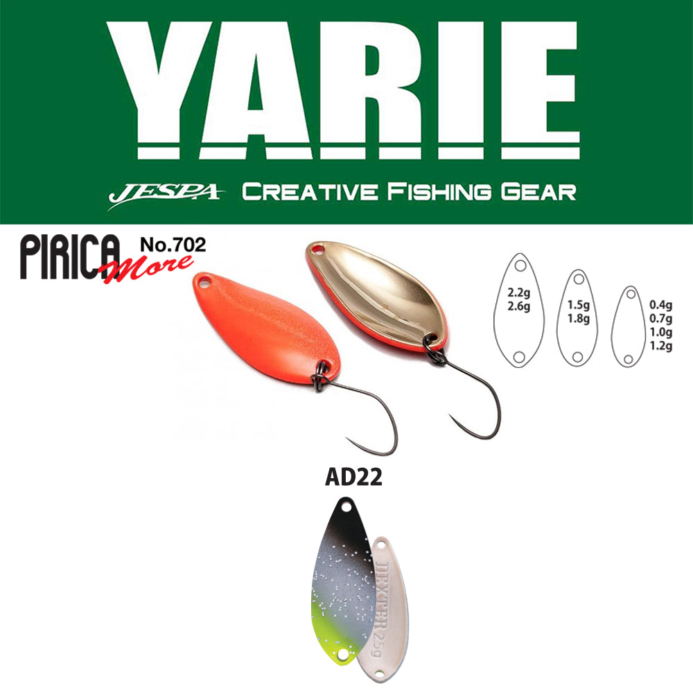 LINGURITA OSCILANTA YARIE 702 PIRICA MORE AD22 SABER SILVER 2.6G