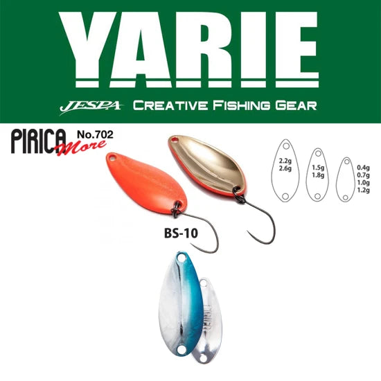 Lingurita Oscilanta Yarie 702 Pirica More Bs-10 Blue/silver 1.8g