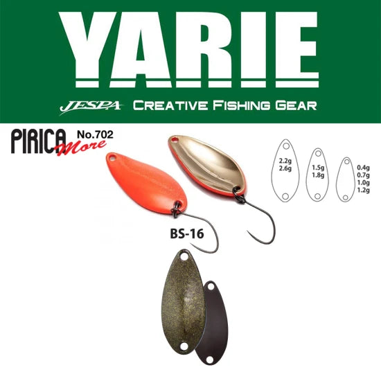 Lingurita Oscilanta Yarie 702 Pirica More Bs-16 Gradation G Dark Brown 1.5g