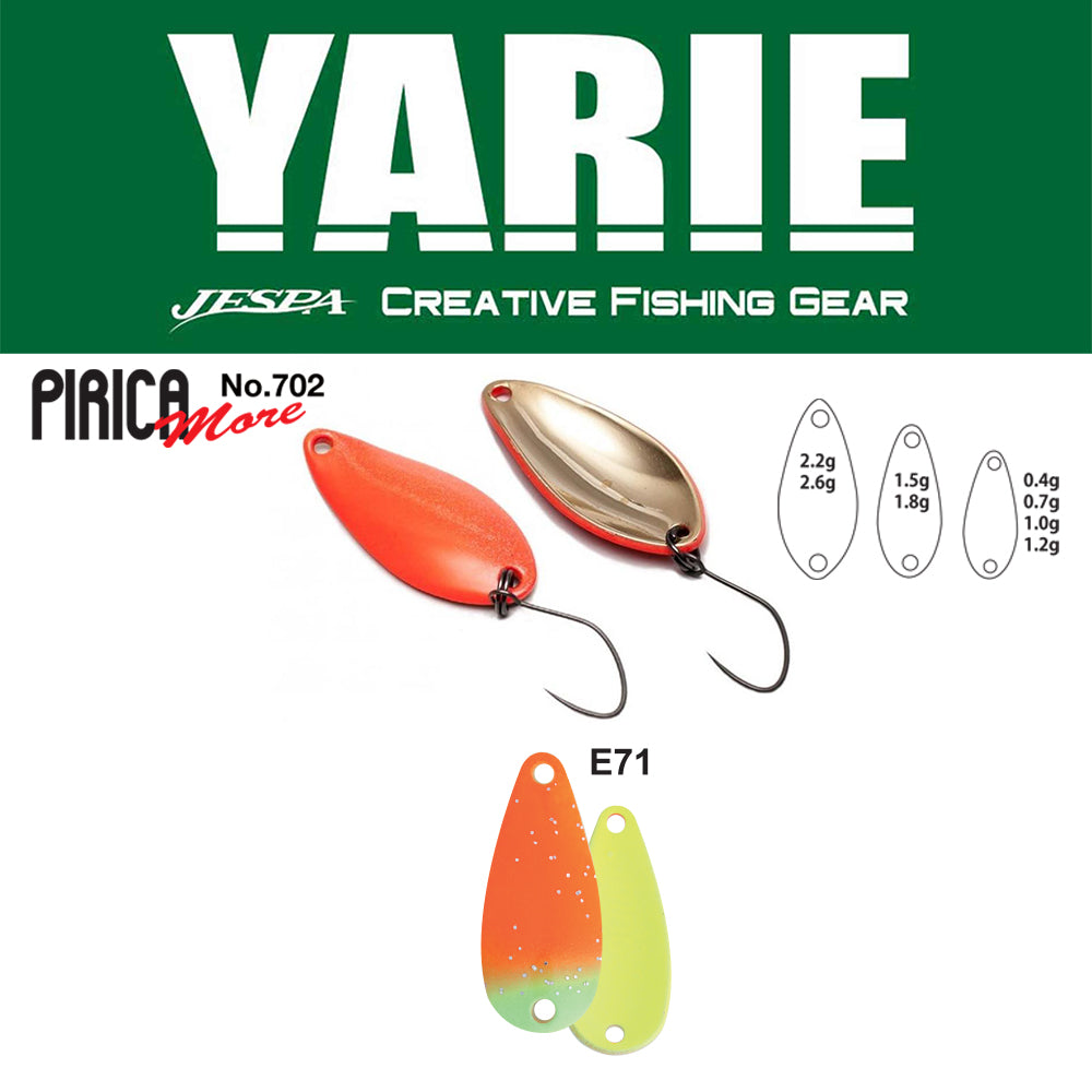 LINGURITA OSCILANTA YARIE 702 PIRICA MORE E71 AG CARROT 1.5G