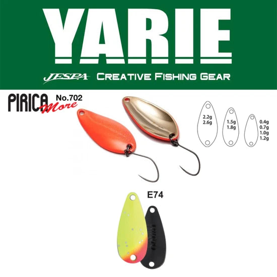 Lingurita Oscilanta Yarie 702 Pirica More E74 Lemon Squash 2.2g