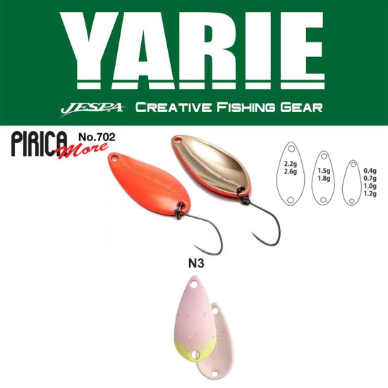 Lingurita Oscilanta Yarie 702 Pirica More N3 Light Pink Glow 2.2g
