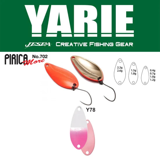 Lingurita Oscilanta Yarie 702 Pirica More Y78 Shiropino 1.5g