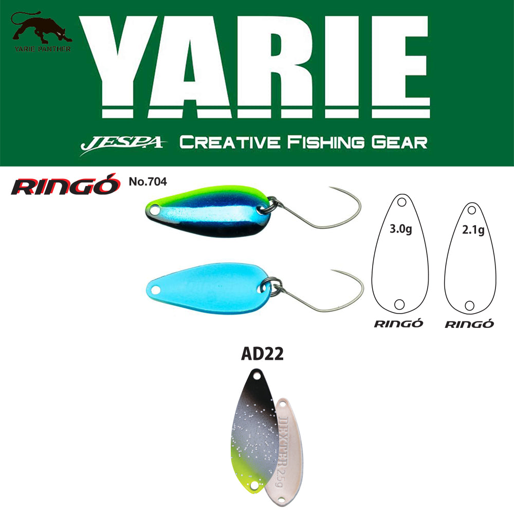 LINGURITA OSCILANTA YARIE 704 RINGO AD22 SABER SILVER 3.0G