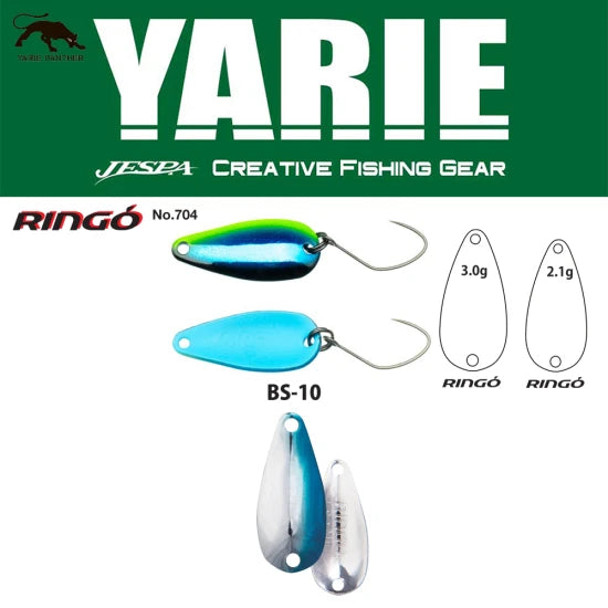 Lingurita Oscilanta Yarie 704 Ringo Bs-10 Blue/silver 2.1g