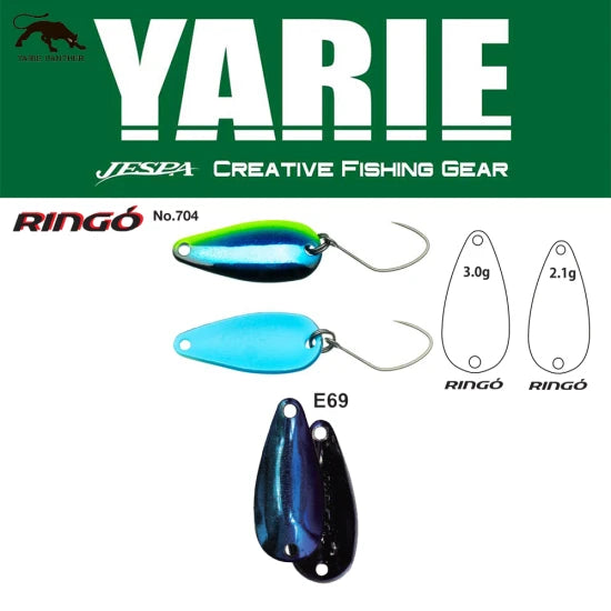 Lingurita Oscilanta Yarie 704 Ringo E69 Fire Blue 3.0g