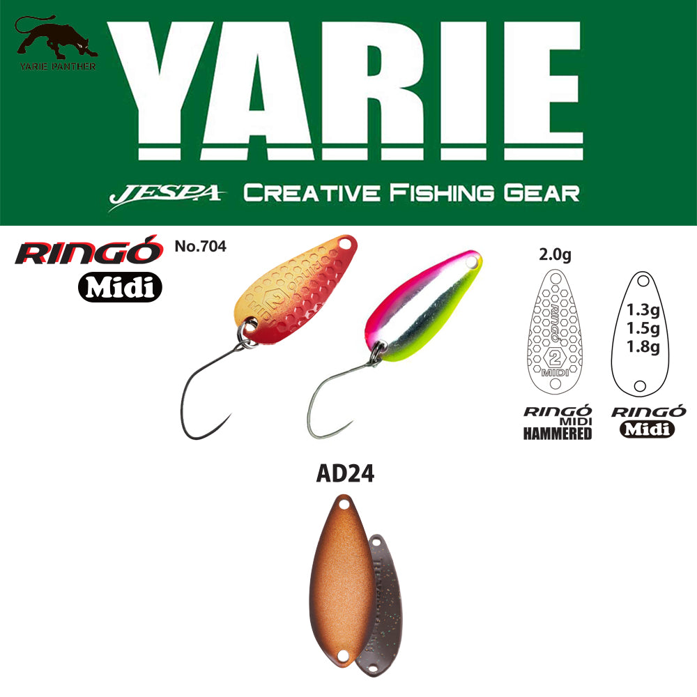 LINGURITA OSCILANTA YARIE 704 RINGO MIDI AD24 Oyster 1.8G