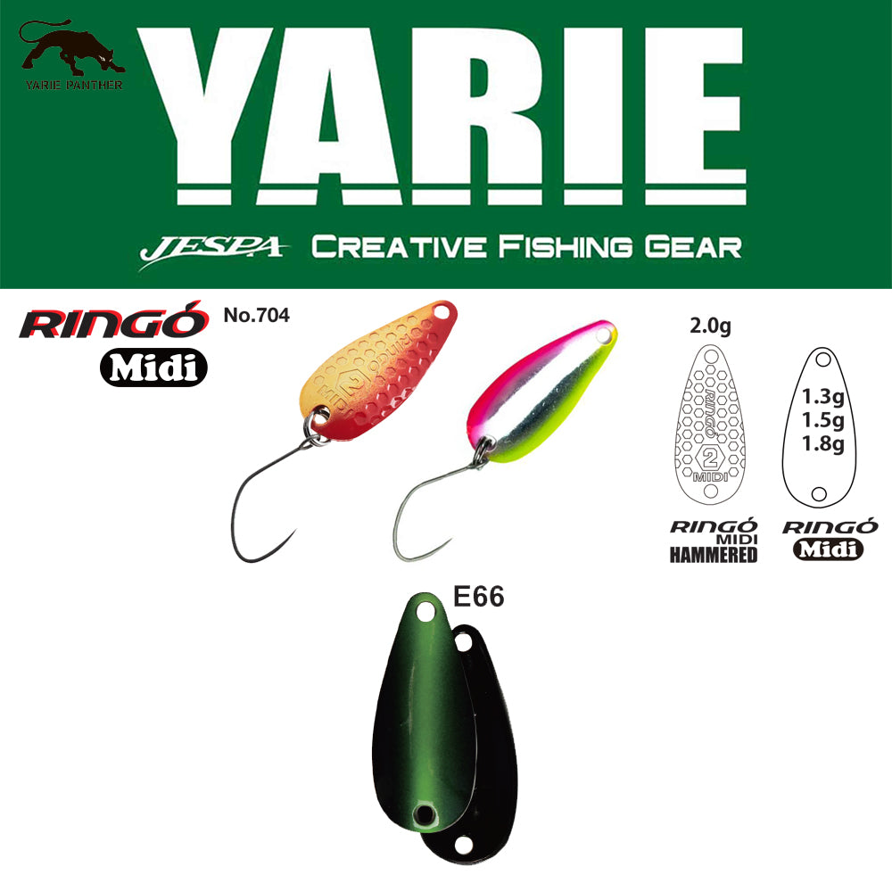 LINGURITA OSCILANTA YARIE 704 RINGO MIDI HAMMERED E66 FITS GREEN 2G