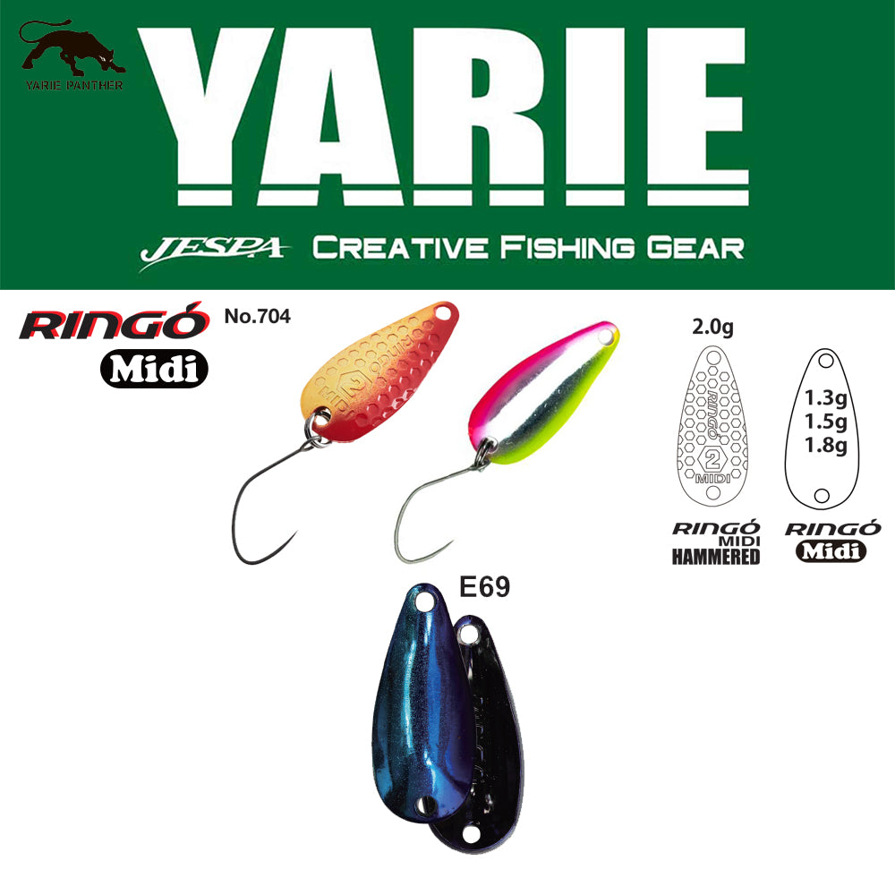 LINGURITA OSCILANTA YARIE 704 RINGO MIDI HAMMERED E69 FIRE BLUE 2G