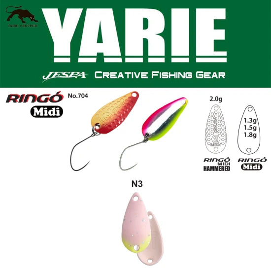 Lingurita Oscilanta Yarie 704 Ringo Midi N3 Light Pink Glow 1.8g