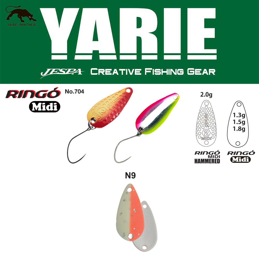 LINGURITA OSCILANTA YARIE 704 RINGO MIDI N9 Two-By Glow 1.8G