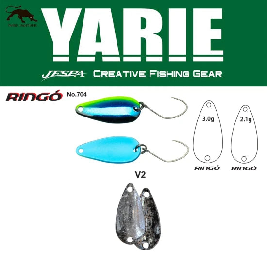 Lingurita Oscilanta Yarie 704 Ringo V2 Naive Silver 2.1g