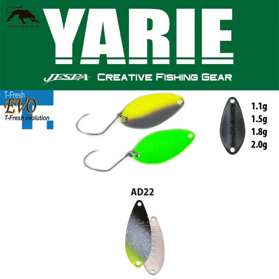 Lingurita Oscilanta Yarie 710t T-fresh Evo Ad22 Saber Silver 2g