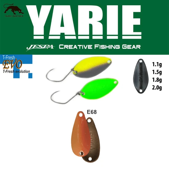 Lingurita Oscilanta Yarie 710t T-fresh Evo E68 Caramel Gold 1.5g