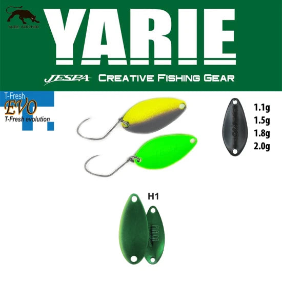 Lingurita Oscilanta Yarie 710t T-fresh Evo H1 Green Metallic 1.8g