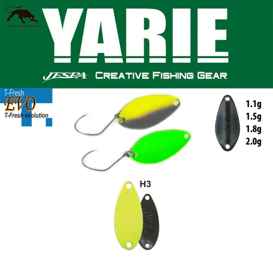 Lingurita Oscilanta Yarie 710t T-fresh Evo H3 Chart Glitter 1.8g
