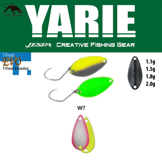 Lingurita Oscilanta Yarie 710t T-fresh Evo W7 Wpn-n 1.5g