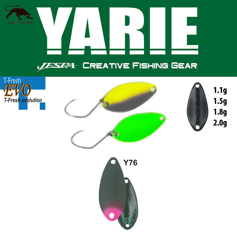 LINGURITA OSCILANTA YARIE 710T T-FRESH EVO Y76 Olive/Pink Tail 2G