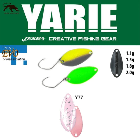 Lingurita Oscilanta Yarie 710t T-fresh Evo Y77 Sakura 1.5g