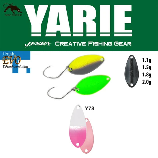 Lingurita Oscilanta Yarie 710t T-fresh Evo Y78 Shiropino 1.5g