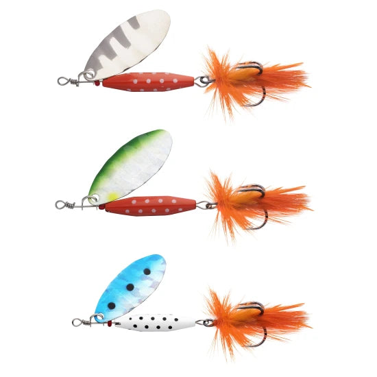 Lingurita Rotativa Abu Garcia Reflex Red Lf, Assorted, 18g, 3buc/plic