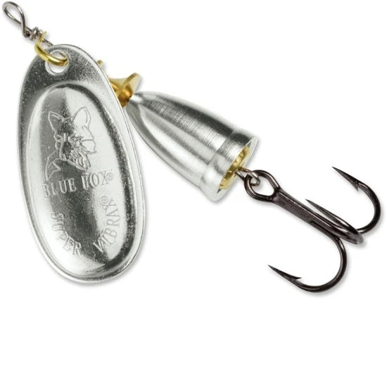 Lingurita Rotativa Blue Fox Original Vibrax Nr 6 Silver