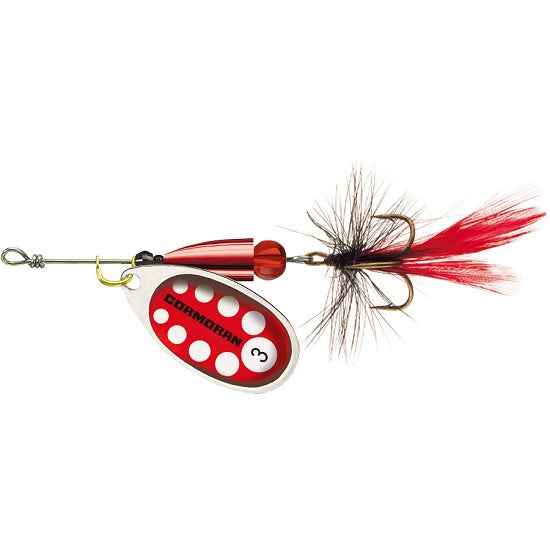 LINGURITA ROTATIVA CORMORAN NR.3, RED SILVER/FLY, 7G
