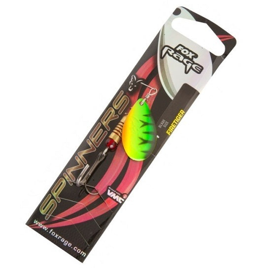LINGURITA ROTATIVA FOX BLADE FRENCH SPINNERS NR.1 FIRE TIGER 3.6G