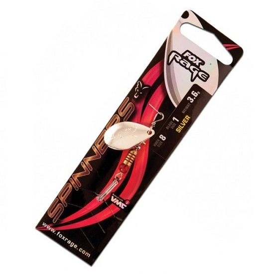 LINGURITA ROTATIVA FOX BLADE FRENCH SPINNERS NR.1 SILVER 3.6G