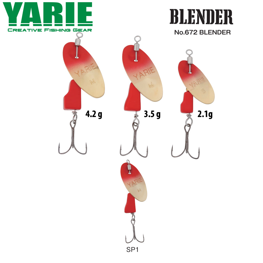 LINGURITA ROTATIVA YARIE 672 BLENDER SP1 RED/RED 2.1G