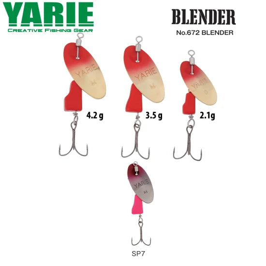 Lingurita Rotativa Yarie 672 Blender Sp7 Pink/pink 2.1g