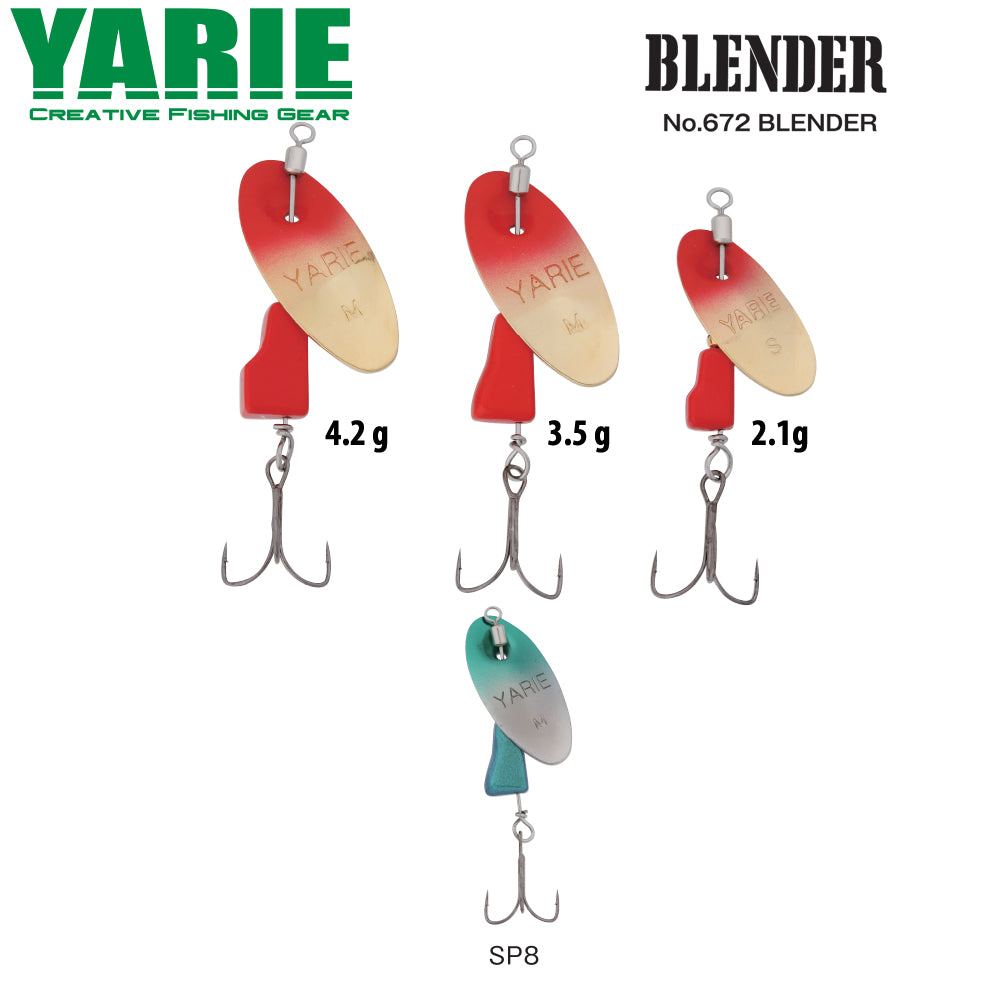 LINGURITA ROTATIVA YARIE 672 BLENDER SP8 GREEN GRADE 3.5G