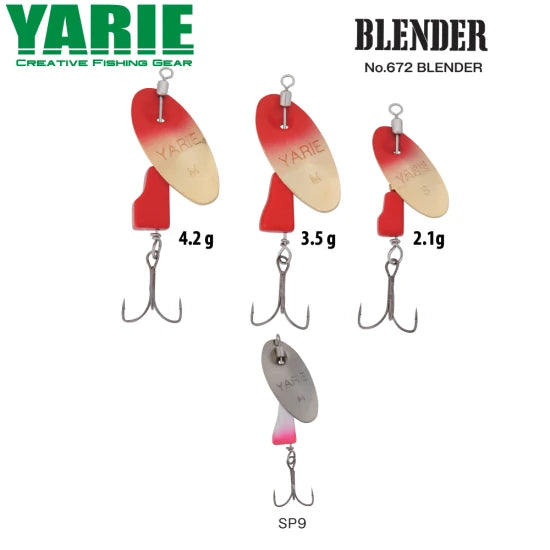 Lingurita Rotativa Yarie 672 Blender Sp9 Silver Pink 3.5g
